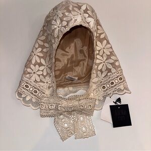Anna Sui Cream Lace sample Russian doll hat